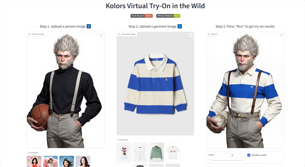 Essai Virtuel Kolors : Cas d’application commerciale d’un outil de changement de vêtements IA