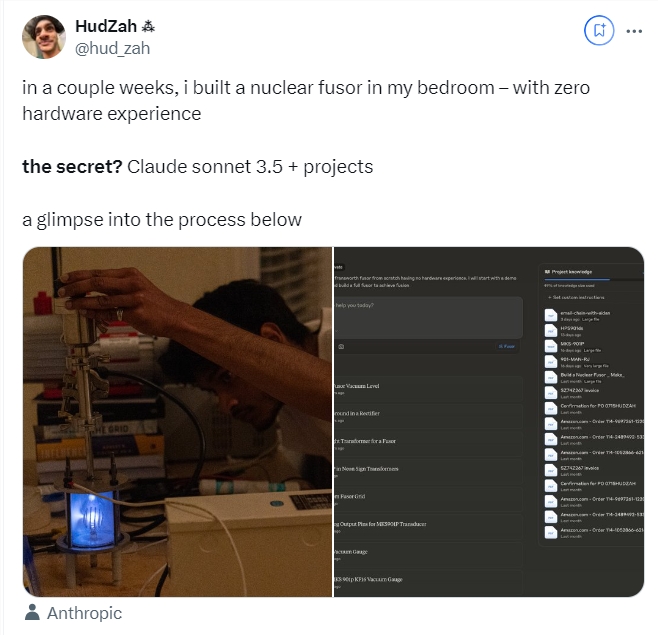 Claude 3,5 verdienstvoller Dienst! College-Studenten nutzen KI, um in ihrem Schlafzimmer einen Miniatur-Kernfusionsreaktor zu bauen