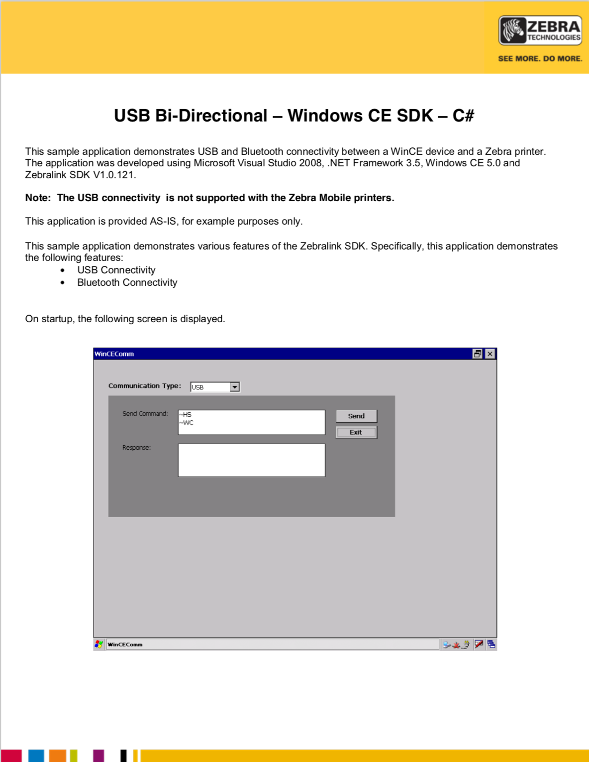 WindowsMobileCE_USBBidirectionalDemo