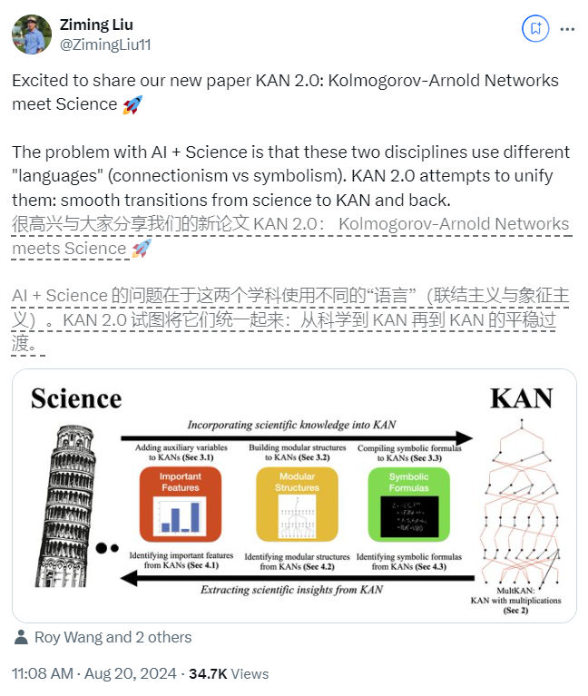 Schockierend! KAN2.0 wurde aktualisiert. Kann KI die Gesetze der Physik selbstständig entdecken? Wissenschaftler sind begeistert!