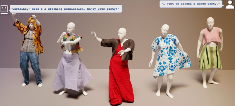 Open Source! DressCode: Erstellen Sie wunderschöne 3D-Kleidung mit nur einer Texteingabe