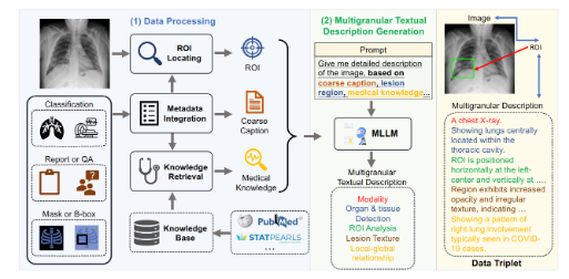 Medizinischer multimodaler Datensatz MedTrinity-25M: enthält 25 Millionen medizinische Bilder