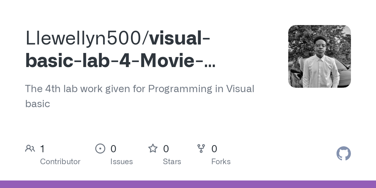 visual basic lab 4 Movie Rental System