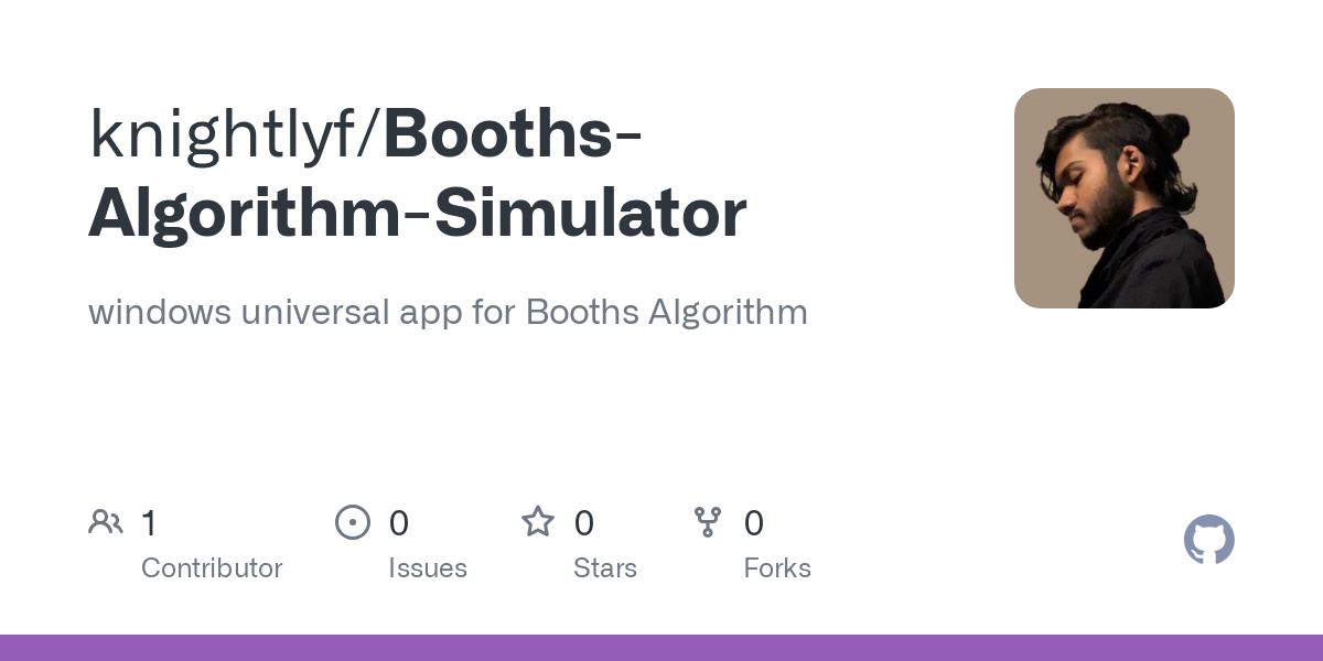 Booths Algorithm Simulator