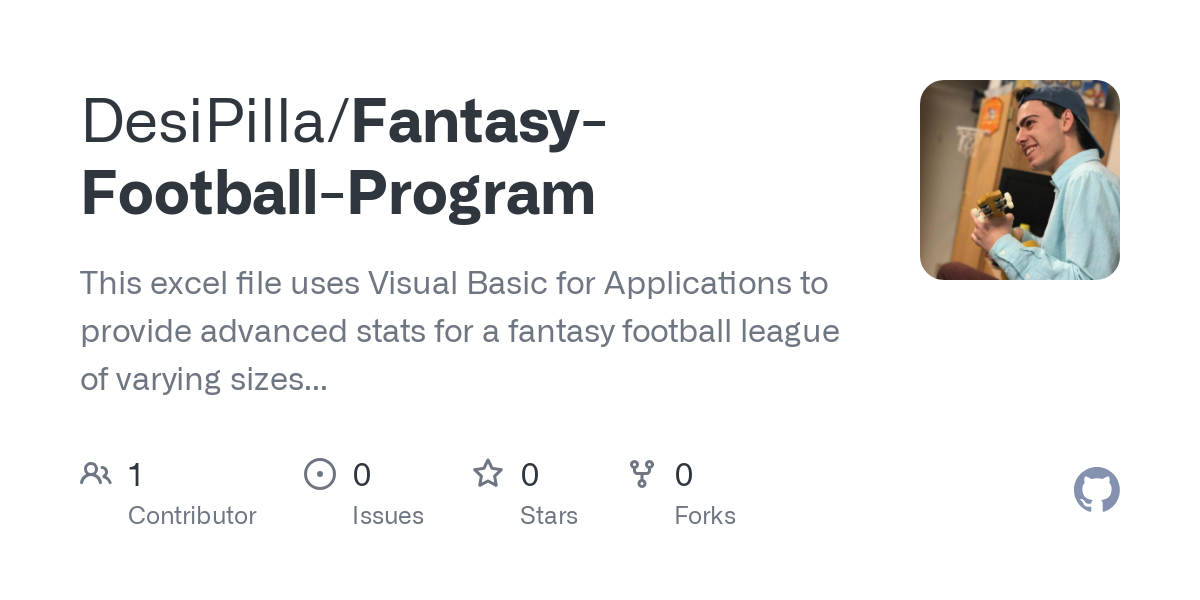 Fantasy Football Program