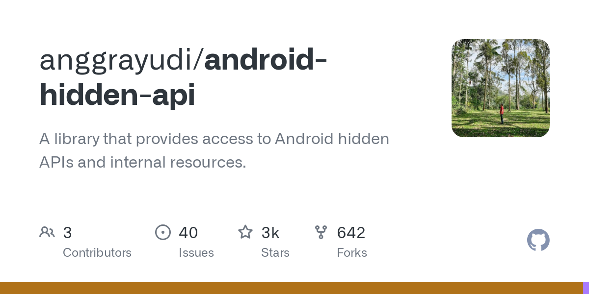 скрытый API Android