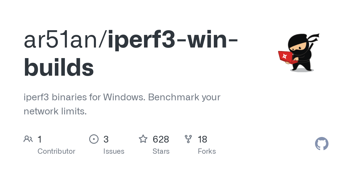 iperf3 win builds