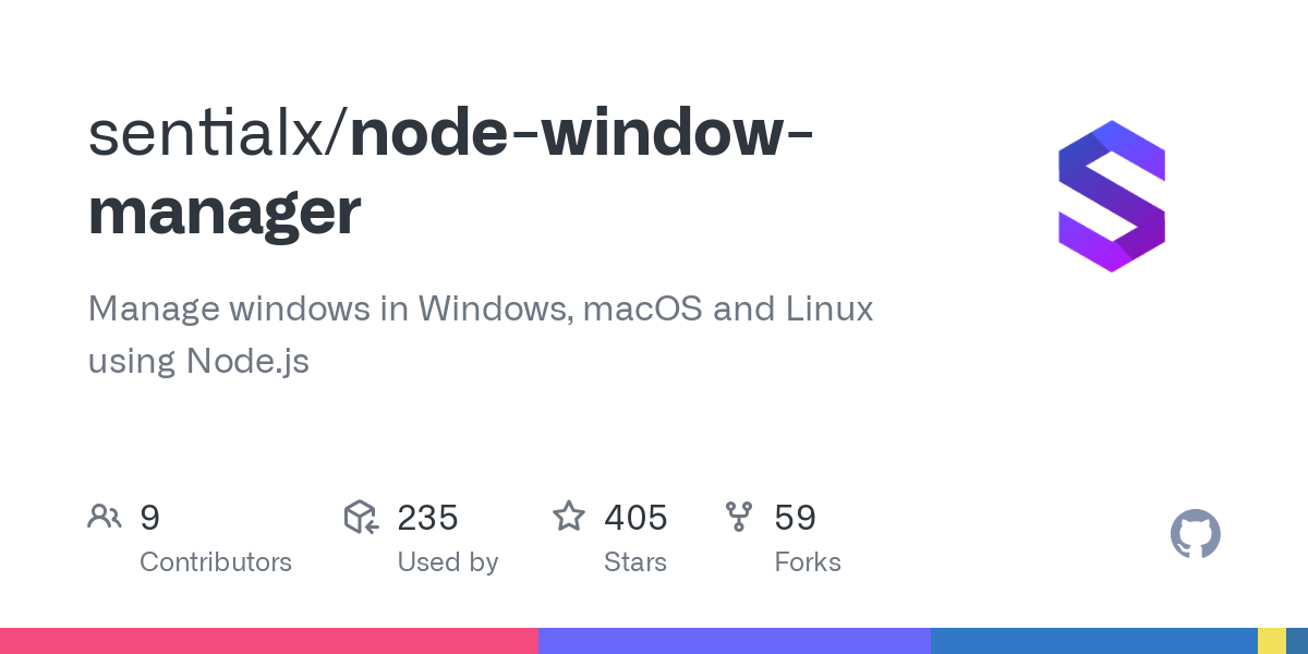 node window manager