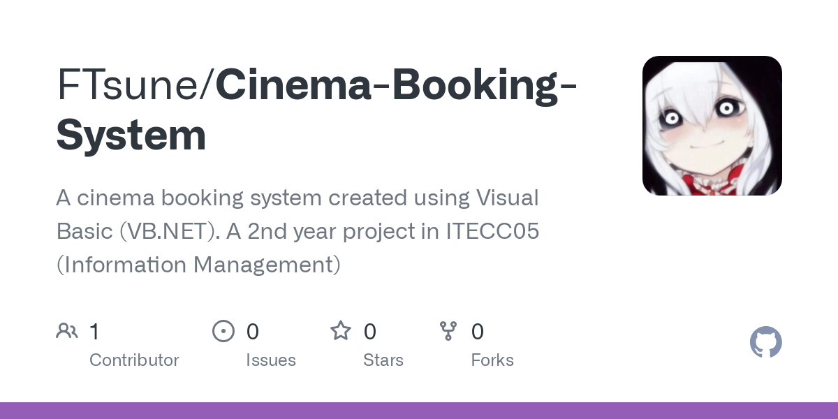 Cinema Booking System