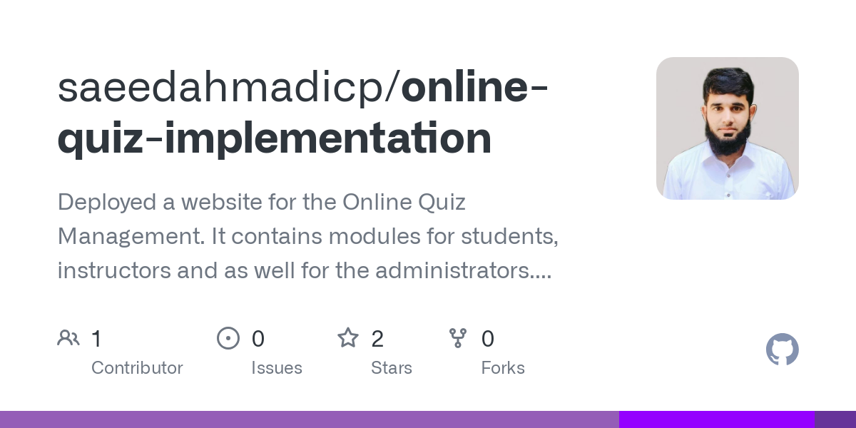 online quiz implementation