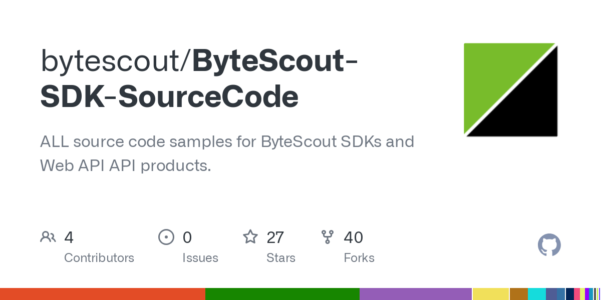 ByteScout SDK SourceCode