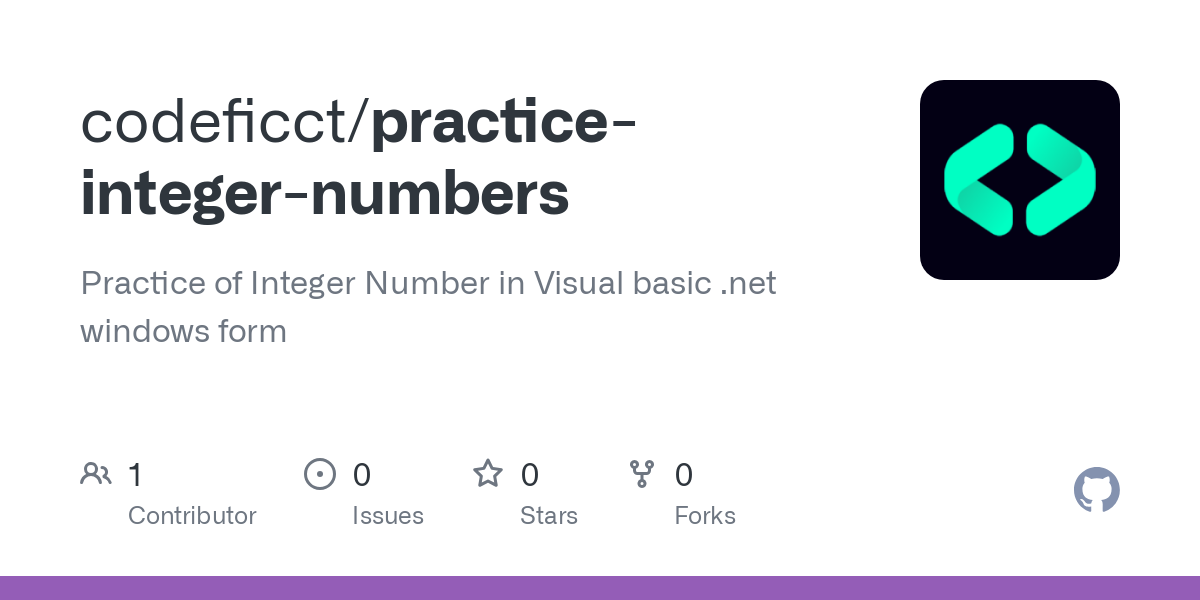 practice integer numbers