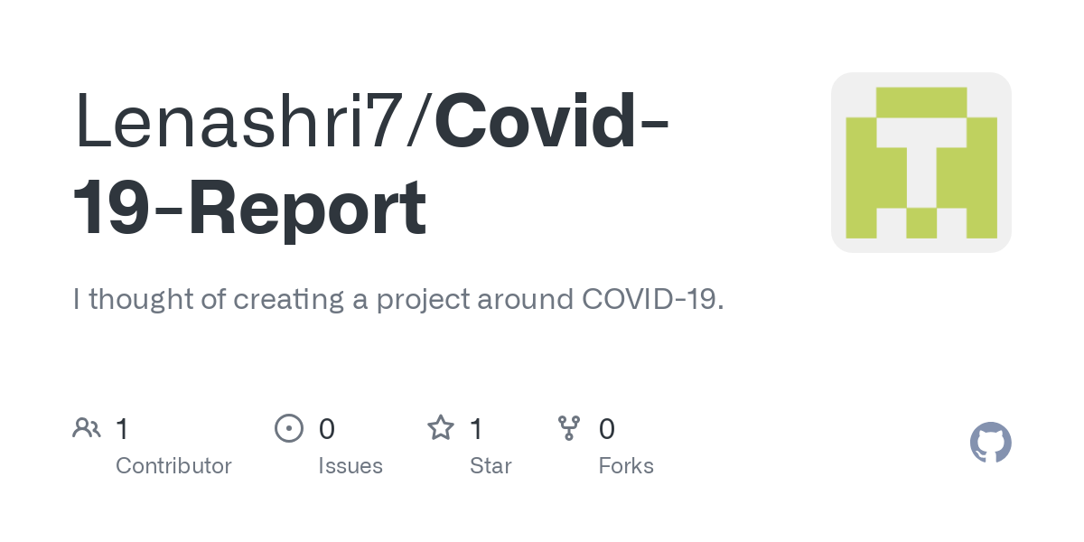 Covid 19 Report