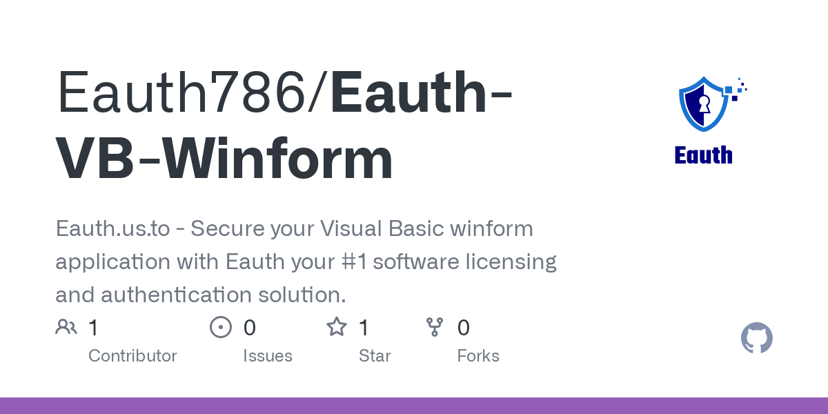 Eauth VB Winform