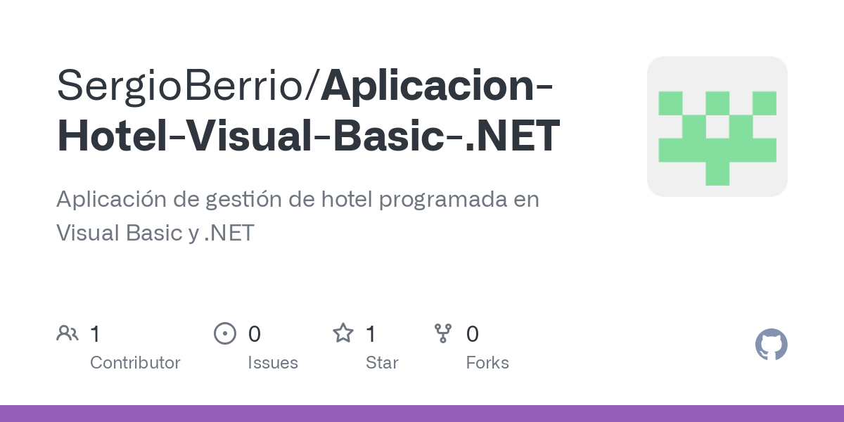 Aplicacion Hotel Visual Basic .NET