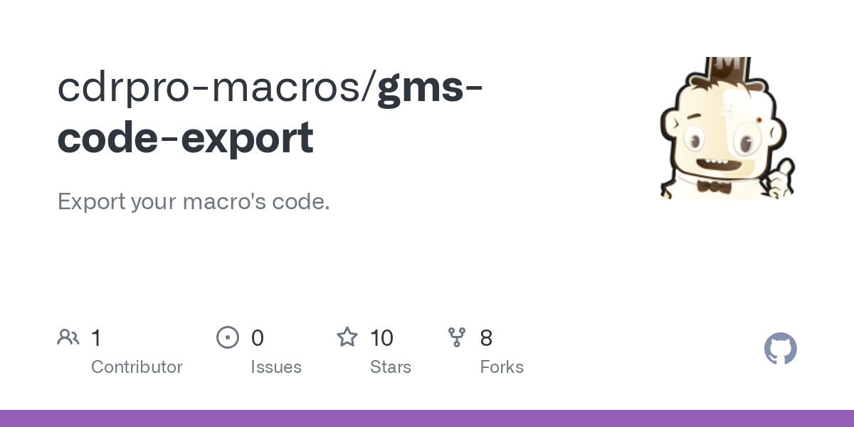 gms code export