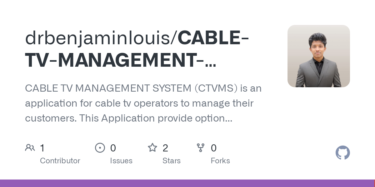 CABLE TV MANAGEMENT SYSTEM