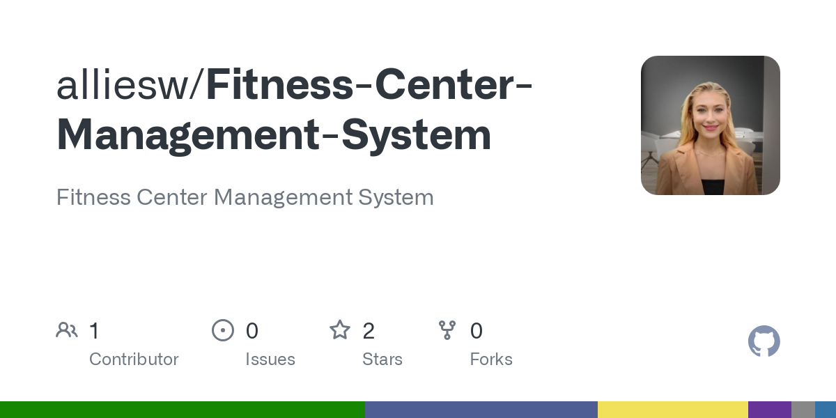 Fitness Center Management System