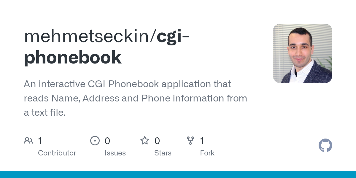 cgi phonebook