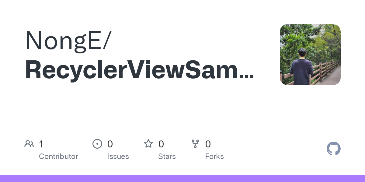 RecyclerViewSample