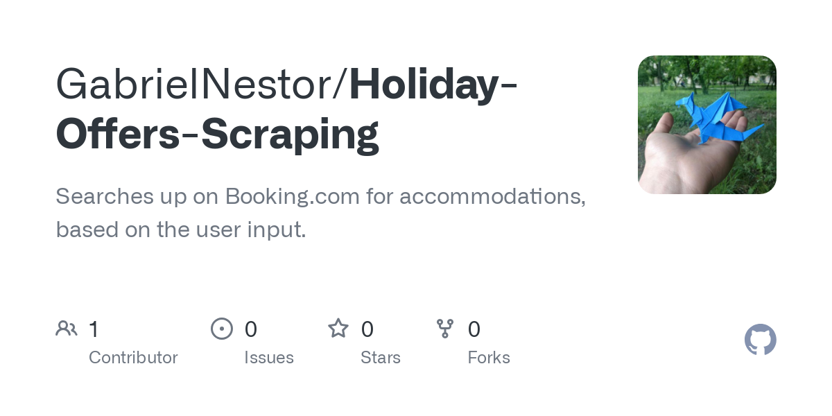 Holiday Offers Scraping