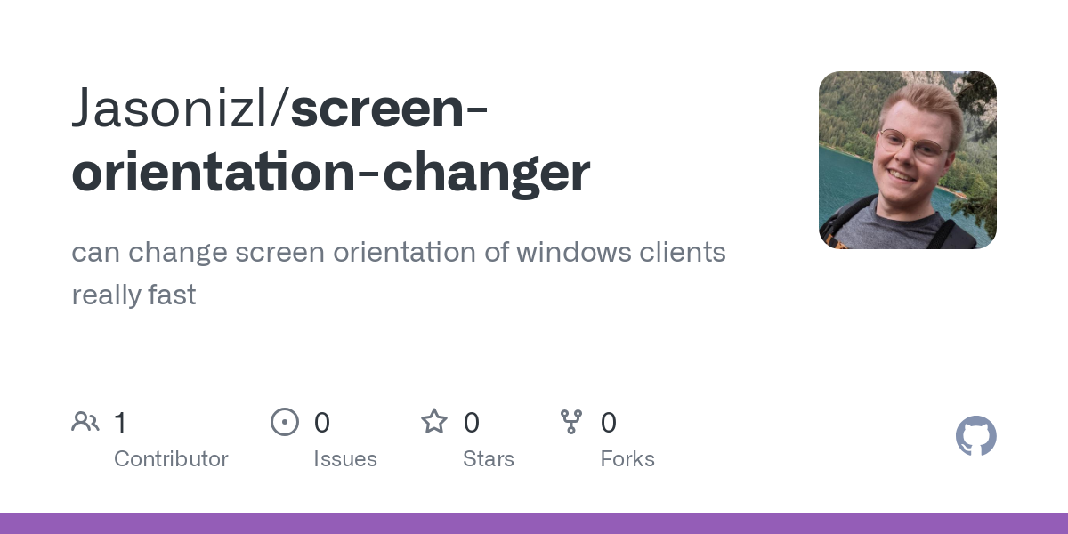 screen orientation changer