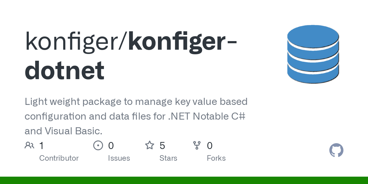 konfiger dotnet