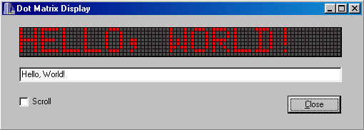 DotMatrixDisplay