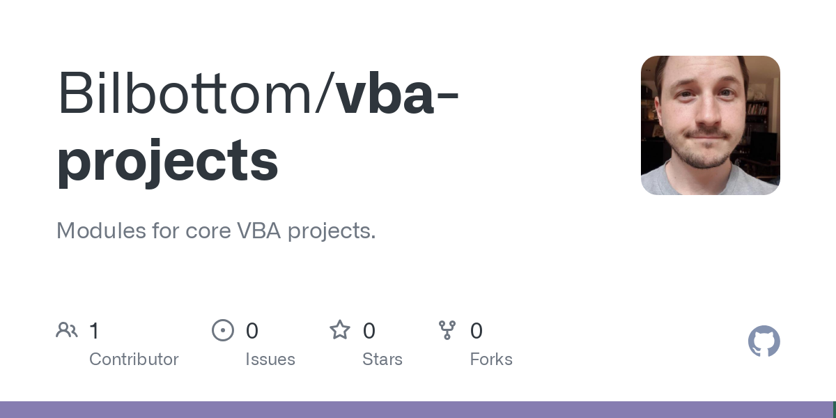 vba projects