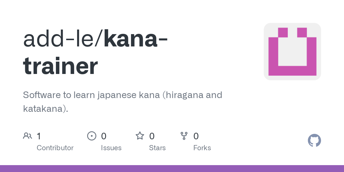 kana trainer