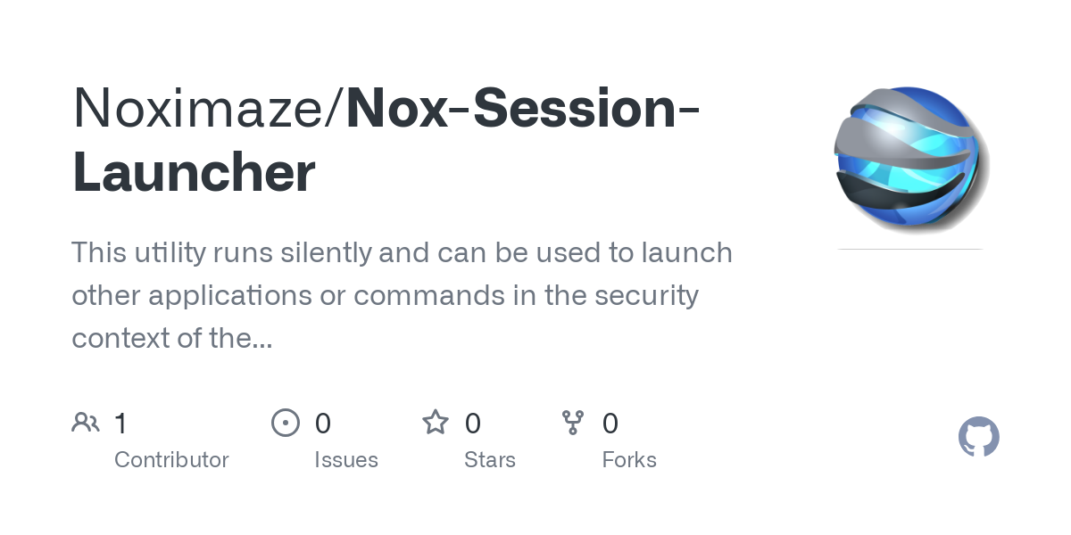 Nox Session Launcher