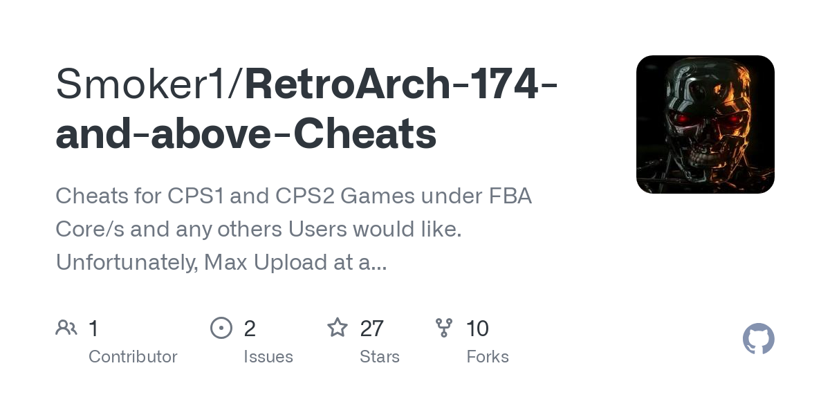 RetroArch 174 and above Cheats