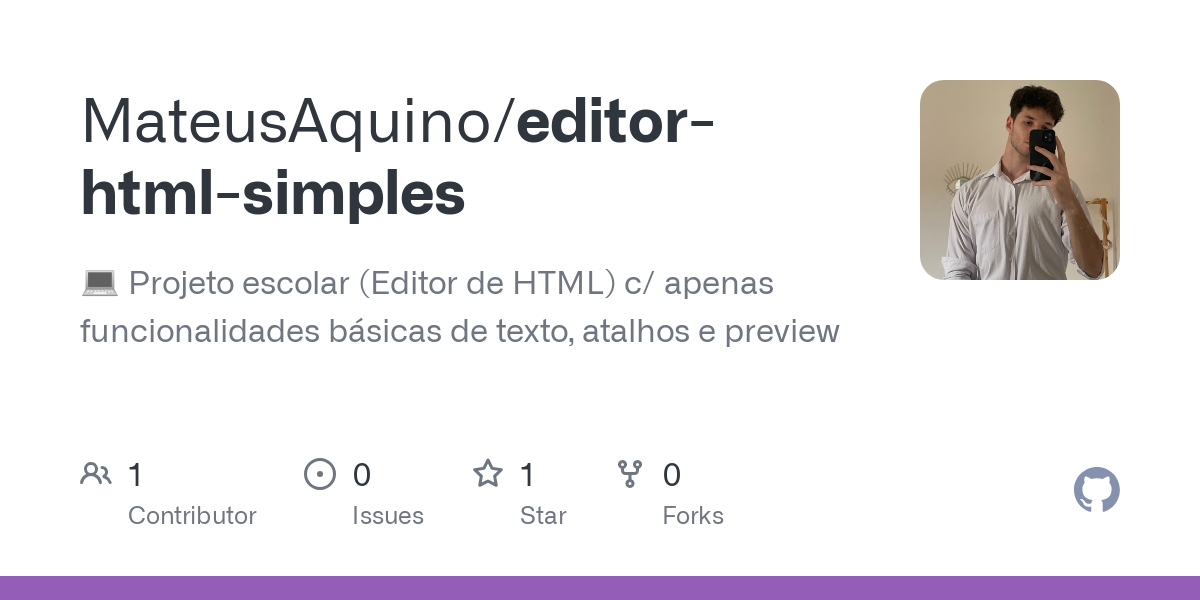 editor html simples