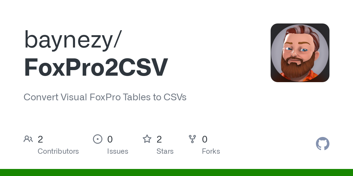 FoxPro2CSV