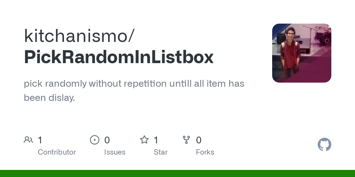 PickRandomInListbox