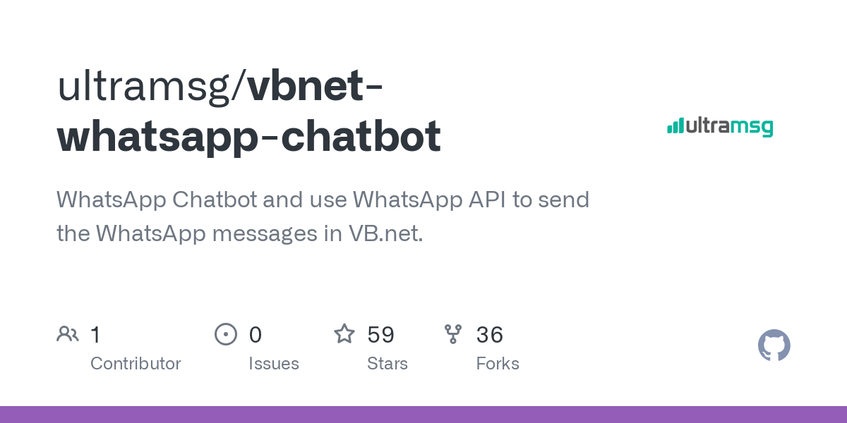 vbnet whatsapp chatbot