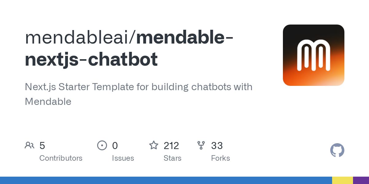 mendable nextjs chatbot