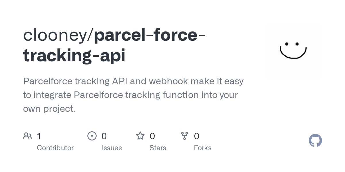 parcel force tracking api