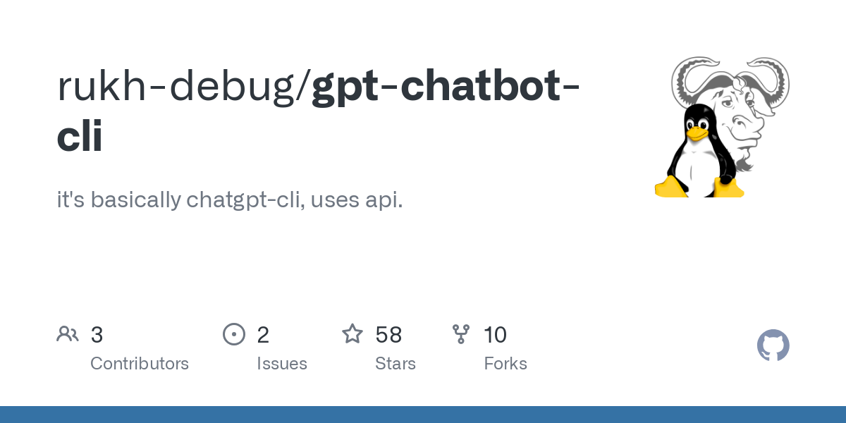 gpt chatbot cli