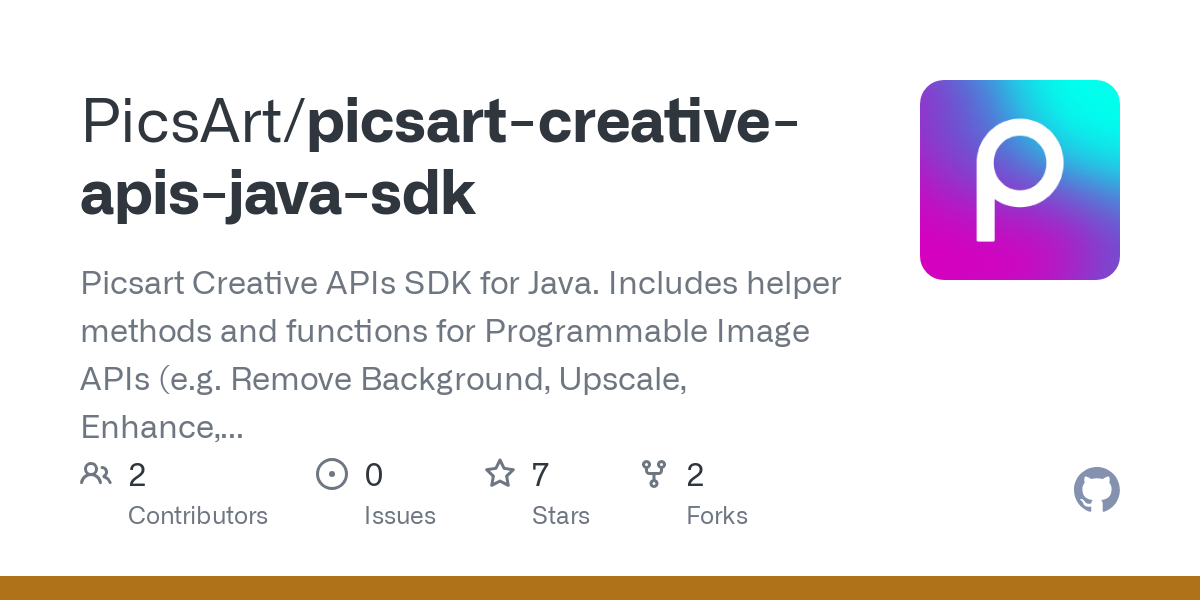 picsart creative apis java sdk