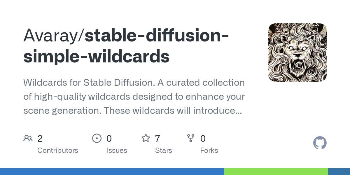 stable diffusion simple wildcards