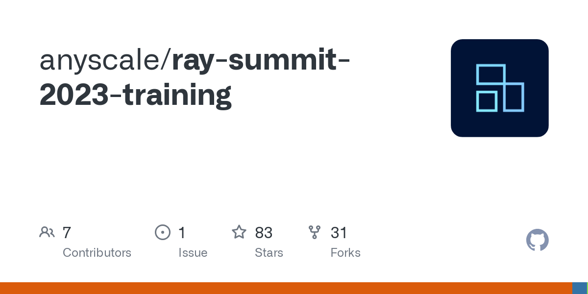 ray summit 2023 training