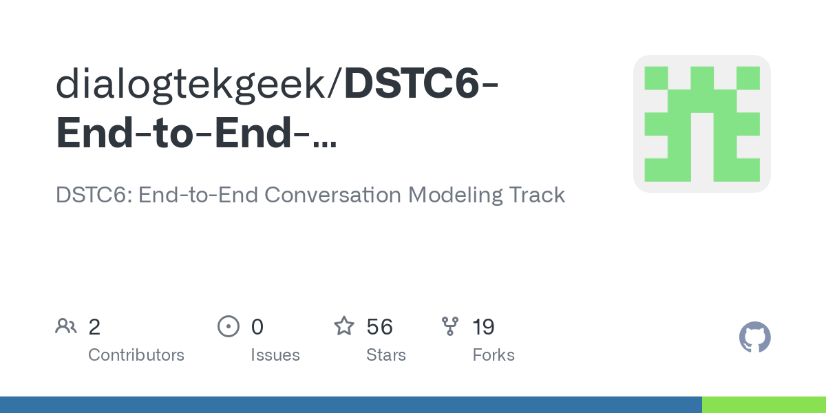 DSTC6 End to End Conversation Modeling