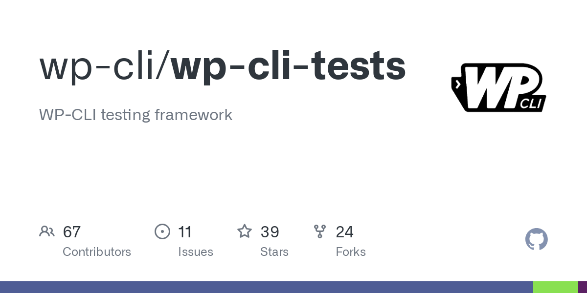 wp cli tests