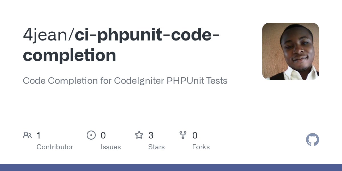 ci phpunit code completion