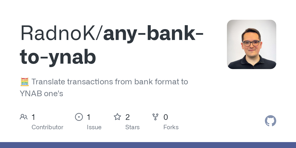 any bank to ynab