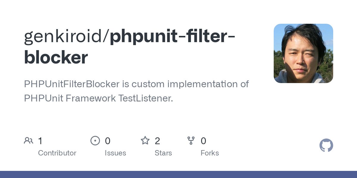 phpunit filter blocker