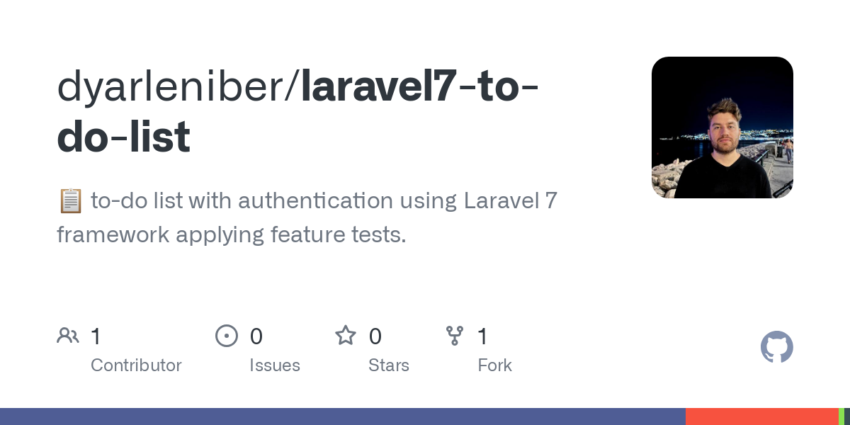 laravel7 to do list