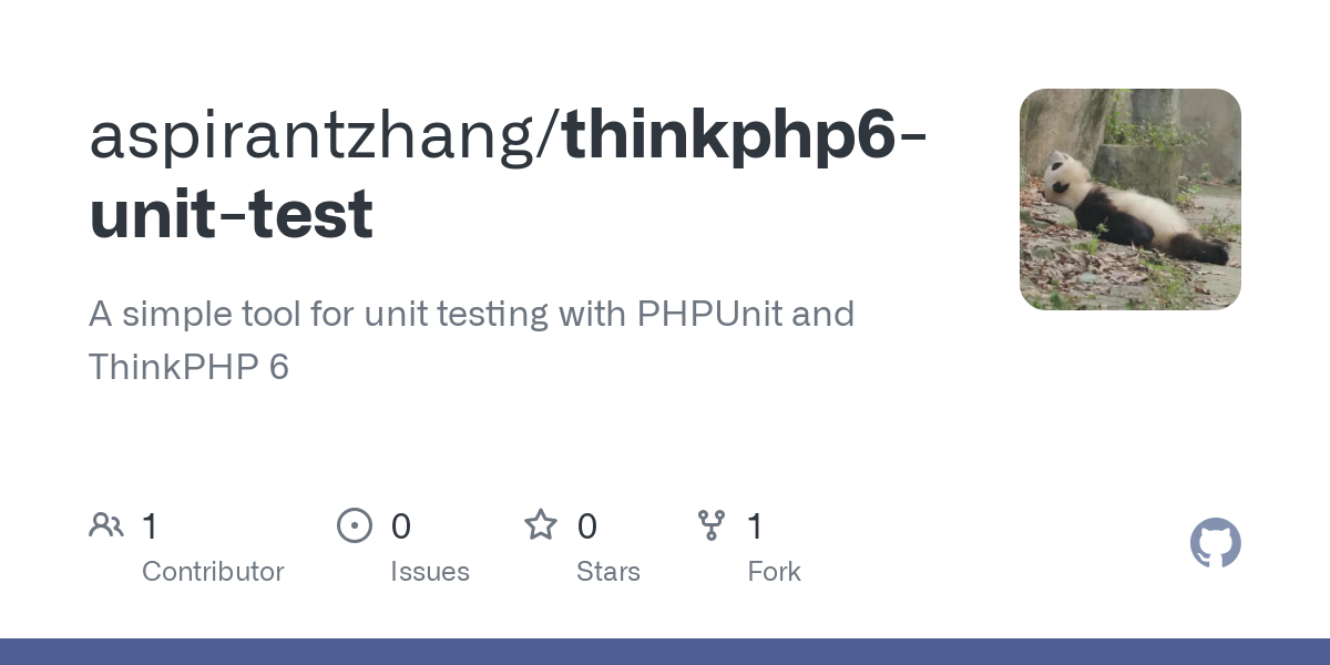 thinkphp6 unit test