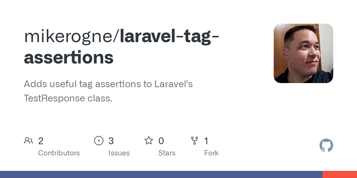 laravel tag assertions